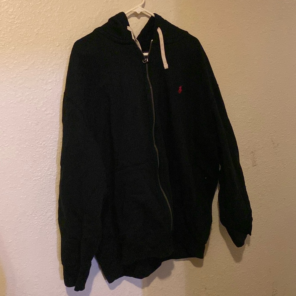 Black Polo hoodie